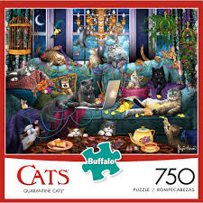 Get info of suppliers, manufacturers, exporters, traders of jigsaw puzzles for buying in india. Buffalo Games Cats Series Fancy Cats 750 Pieces Jigsaw Puzzle Walmart Com Walmart Com