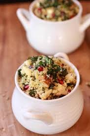 (any chicken drippings will be. Crispy Kale Salad With Coucous Grilled Chicken And Pomegranates Half Baked Harvest