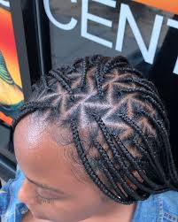 Every experience is even better than the one before. African Braiding Center On Instagram Style Triangle Knotless Braids Trusttheproce Hair Styles Plaits Hairstyles Braided Hairstyles
