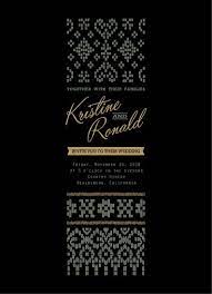 Wedding Invitations Songket Classy Wedding Invitations Classy Wedding Invitations
