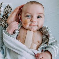 this morning at 10:15 we welcomed our third son into the world, weighing 7  lbs (name to be determined) 🤍 baby boy was born with an abnormal heart  requiring him to need