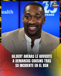 TENDENCIA: GILBERT ARENAS LE ADVIERTE A DEMARCUS COUSINS SOBRE PUERTO RICO,  TRAS INCIDENTE EN EL BSN😳 El exNBA Gilbert Arenas reaccionó al  controversial incidente de DeMarcus Cousins en el BSN, y le