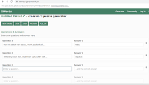 Tutorial Cara Membuat Tts Online Crossword Di Blog Cecepgaos Com