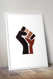 Power Fist Digital Download Blm Printable Wall Art Equality Etsy In 2021 Black Lives Matter Art Protest Art Easy Drawings