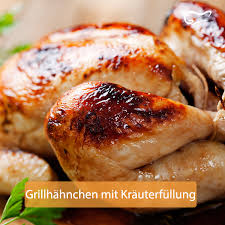 Grillhahnchen Mit Krauterfullung Rezept Rezept Grillhahnchen Rezepte Hahnchen