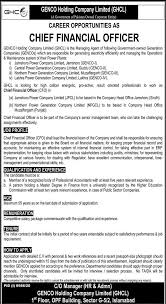 This includes the development of a financial and operational strategy, metrics tied to that strategy, and the ongoing development and monitoring of control systems designed to preserve company assets and report accurate financial results. Chief Financial Officer Vacancies In Ghc Government Of Pakistan