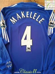 Official Adidas Chelsea Home Long Sleeve Football Shirt From The 2006 07 Season Complete With M Football Shirts Chelsea Football Shirt Premier League Football