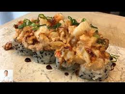 Super Volcano Sushi Roll Dynamite Tnt Most Delicious Recipe Youtube Sushi Rolls Sushi Roll Recipes Recipes