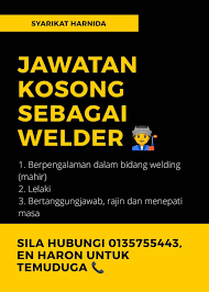 Gelombang pertama dilaksanakan tanggal 15. Kuching Info Jawatan Kosong Sebagai Welder Diperlukan Facebook