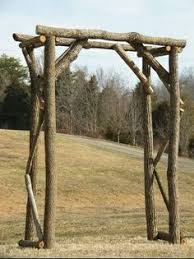 Log Arbor Plans Google Search Garden Archway Rustic Arbor Garden Arches