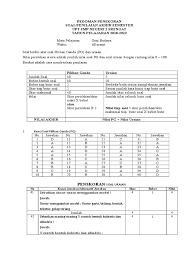 I am so proud to present you today this article, that made my day so happy and enjoyable. 5 Pedoman Penskoran Pas Sbd 8 Ganjil