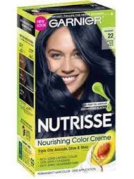 Nourishing Color Creme 22 Intense Blue Black Hair Color Garnier Blue Black Hair Color Hair Color Lasting Hair Color