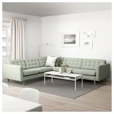 Landskrona Hornsoffa 5 Sits Gunnared Ljusgron Djup 89 Cm Ikea Ecksofas Ecksofa Grune Wohnzimmer