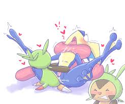 Rule34 - If it exists, there is porn of it  chespin, greninja, pokemon  (species)  5916698