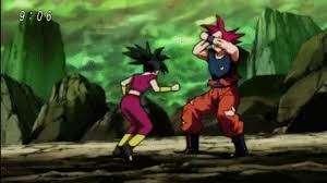 Browse and share the top super saiyan god goku gifs from 2021 on gfycat. Goku Vs Kefla Fight Scenes Multiple Gifs Part 1 Super Saiyan God Goku Red Vs Base Form Kefla Steemit