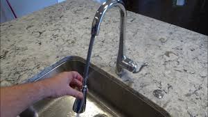 Find the problem and fix your kitchen sink hose. Kitchen Faucet Hose Replacement Moen Pulldown Spray Hose Youtube