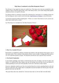 Maybe you would like to learn more about one of these? Why Roses Considered As The Most Romantic Flower By Hochiminh Florist Issuu
