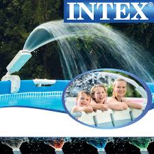 Intex Wasserfontane Springbrunnen Wasserfall Mehrfarbig Fur Pool Led Poollicht Ebay