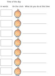 now prepare a chart showing your own daily routine math