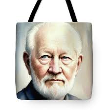 William Golding, Literary Legend #2 Bath Towel by John Springfield