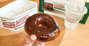 If your local krispy kreme has stopped serving the chocolate glazed for today, set your krispy kreme is calling the minis their biggest innovation of 2020, and is encouraging people to have one (or. One Dozen Krispy Kreme Chocolate Glazed Doughnuts Just 5 W Any Dozen Purchase