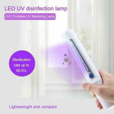 Handheld Uv Light Sterilizer Uv Sanitizing Wand Germicidal Uv Light Sanitizer Disinfection Tools Daily Use Travel Lamp Withou In 2020 Disinfect Ultra Violet Portable