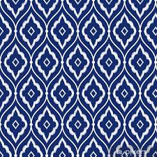 Seamless Indigo Blue And White Vintage Persian Ikat Pattern Wallpaper Pixers We Live To Change In 2020 Blue Geometric Wallpaper Blue And White Wallpaper Pattern Wallpaper