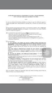 Demande de transcription d'acte de mariage formulée obligatoirement par le conjoint français. Urgent Mariage Franco Tunisien