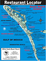 Anna Maria Island Florida Restaurant Map Anna Maria Island Fl Anna Maria Island Florida Florida Restaurants Anna Maria Island