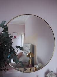 W) by pinnacle (17) medium round oil rubbed bronze hooks modern mirror (30 in. Diy Large Brass Trim Circular Mirror Melanie Lissack Interiors