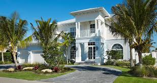 Hard water causes a number of issues in a home, including spotty dishes and even spotty skin. Custom Story British West Indies Style Home Del Ray Beach House Plans 80205