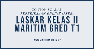 Perhatian buat calon peperiksaan perkhidmatan awam tahun 2020. Contoh Soalan Laskar Kelas Ii Maritim Gred T1 Agensi Penguatkuasaan Maritim Malaysia Apmm