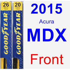 2015 Acura Mdx Wiper Blade Set Kit Front 2 Blades Premium