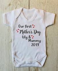 Make one of our unique mother's day ideas from the gallery of homemade gifts below. Our First Mother S Day 2021 Personalised 1st Mummy Mom Baby Body Vest Gift Idea Ebay