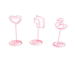 5 out of 5 stars. Amazon Com Grenlor 6 Pieces Of Sticky Notes Clip Creative Small Fresh Sms Clip Booth Desktop Picture Rack Picture Ticket Clip Wedding Dinner Party Invitation Show Pink Home Kitchen