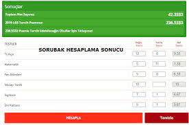 2021 lgs puan hesaplama (meb). Lgs Puan Hesaplama 2019 Sorubak Blog