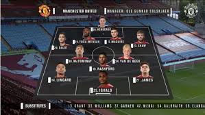 From the section man city. Photo Man United S Line Up For Pre Season Friendly Vs Aston Villa Revealed