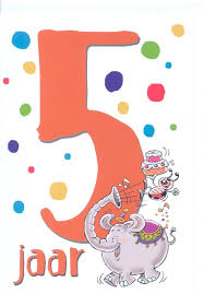 Gefeliciteerd 5 Jaar