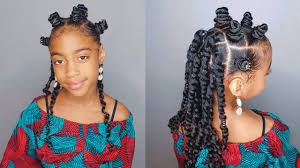 How to create bantu knots? Cute Bantu Knots Twists Protective Hairstyle For Girls Blueberrybliss Collection Youtube
