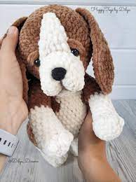 Crochet Pattern Puppy Beagle Dog Amigurumi Plush Puppy With Etsy Crochet Dog Stuffed Toys Patterns Cute Toys
