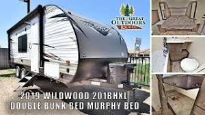 Maybe you would like to learn more about one of these? New 2019 Wildwood 201bhxl Double Bunk Bed Murphy Bed Travel Trailer Greeley Colorado Rv Youtube