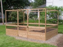 Diy raised vegetable garden fence. Deer Proof Vegetable Garden Kit By Gardens To Gr
