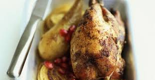 Rebhuhn Aus Dem Ofen Mit Birnen Und Granatapfelker Rezept Rebhuhn Huhner Gesundheit Von Haustieren