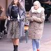 The actress, 35, held delilah in a baby carrier as they enjoyed a relaxing stroll as part of. 3