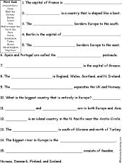 No matter what grade you teach, your students will benefit from increasing their knowledge of united states and world geography. Short Answer Quizzes Printable Enchantedlearning Com