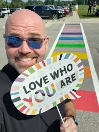 Michigan GLAD joined Corporate Facilities and Dow Coating Materials to  celebrate the installation of two (2) Rainbow Crosswalks at our Willard H  Dow campus in Midland, MI.
