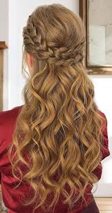 Besides, these slightly waved half up half down hairstyle ideas for prom look super romantic. 43 Gorgeous Half Up Half Down Hairstyles Curls And Braids