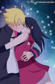 Borusara Boruto X Sarada Boruto And Sarada Uzumaki Boruto Naruto Cute