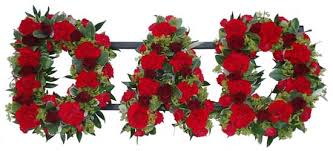 Most likely not but if it is your mom or dads credit card and you have to pay for it, give them your money!! Lettering Dad Funeral Tribute Flowers By Flourish