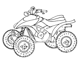 La moto ou motocyclette, est un véhicule à deux roues. Coloriage Moto A Imprimer